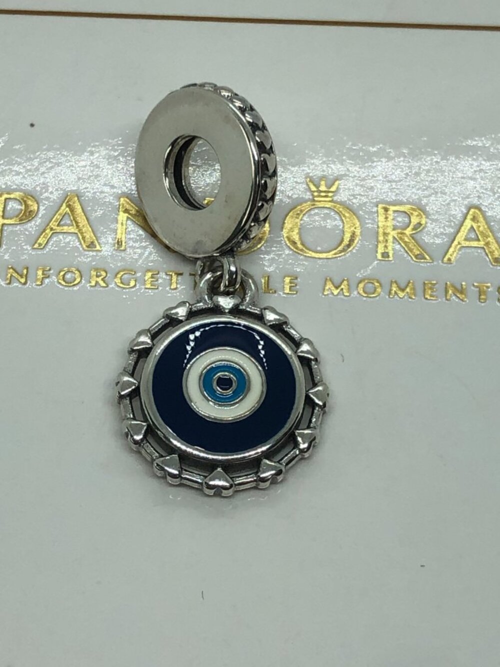 ✨🔥Pandora Evil eye Dangle Charm Pendant S925 Sterling Silver jewelry